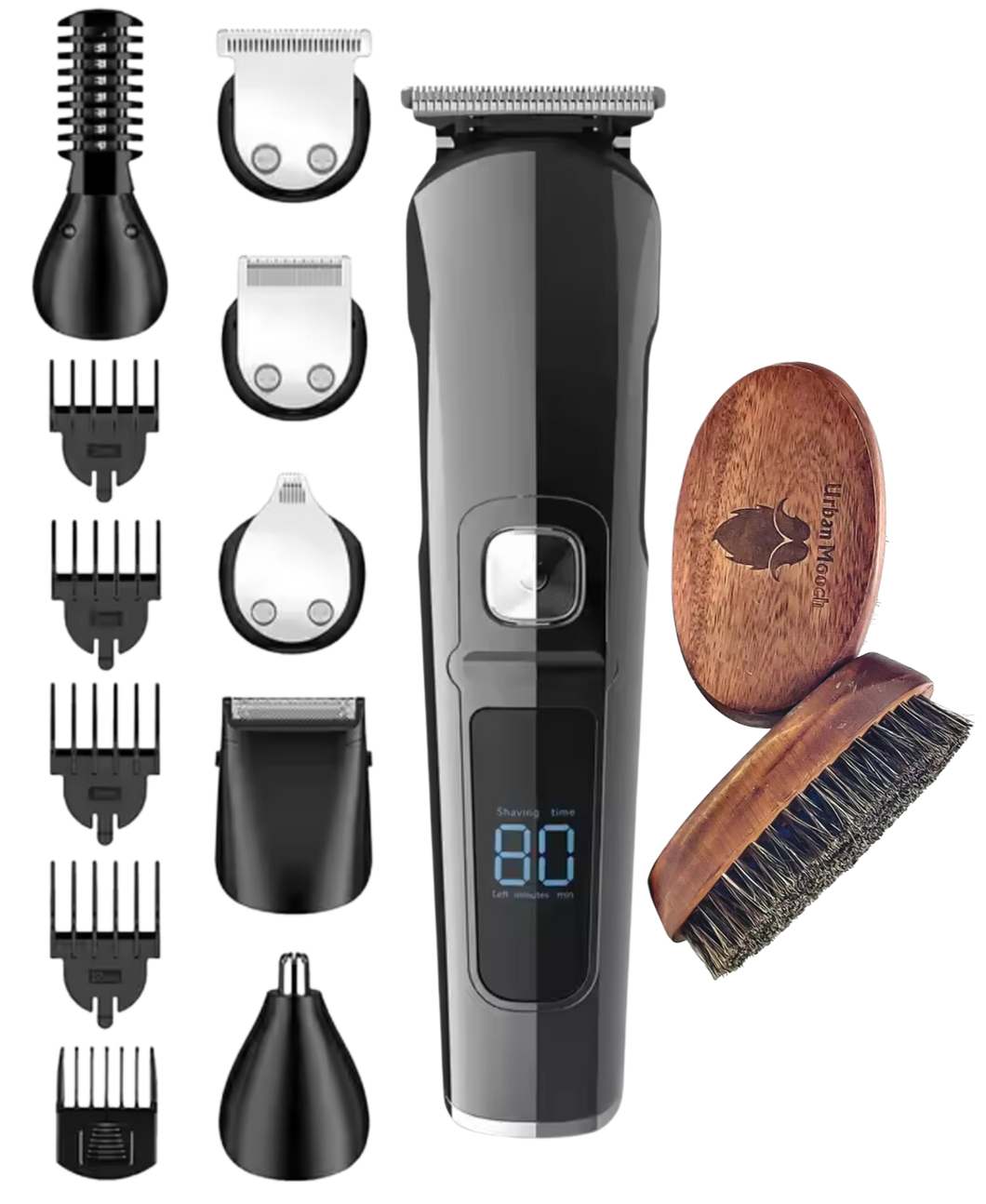 TrimLite V7 + Beard Styling Attachments + Beard Care Brush